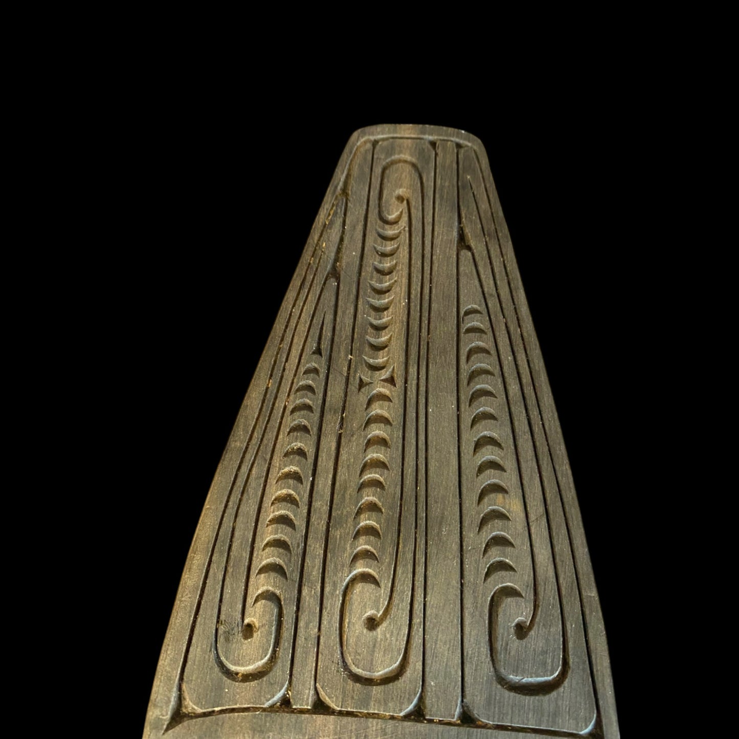 Handcrafted Pacific Islander Hair Comb - Tribal Art