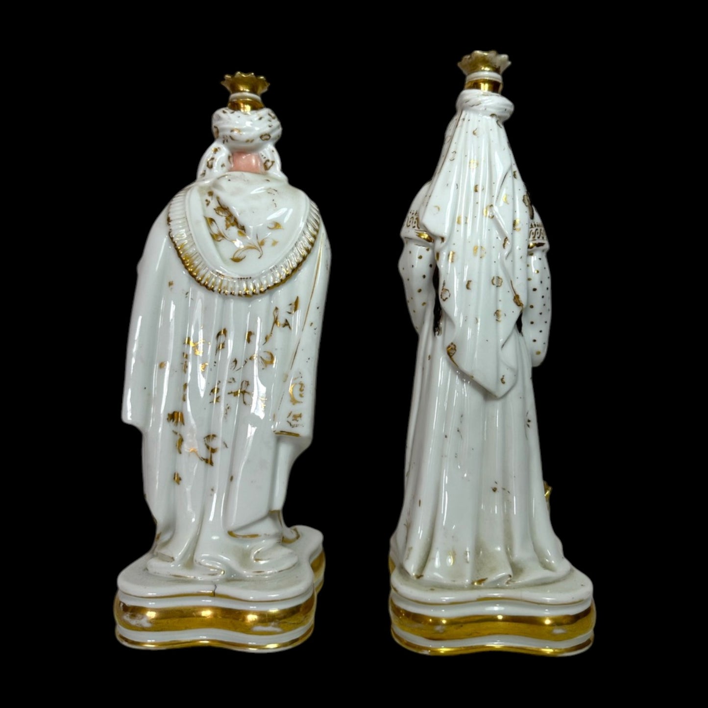 Antique Jacob Petit Porcelain Sultan & Sultana Perfume Bottles
