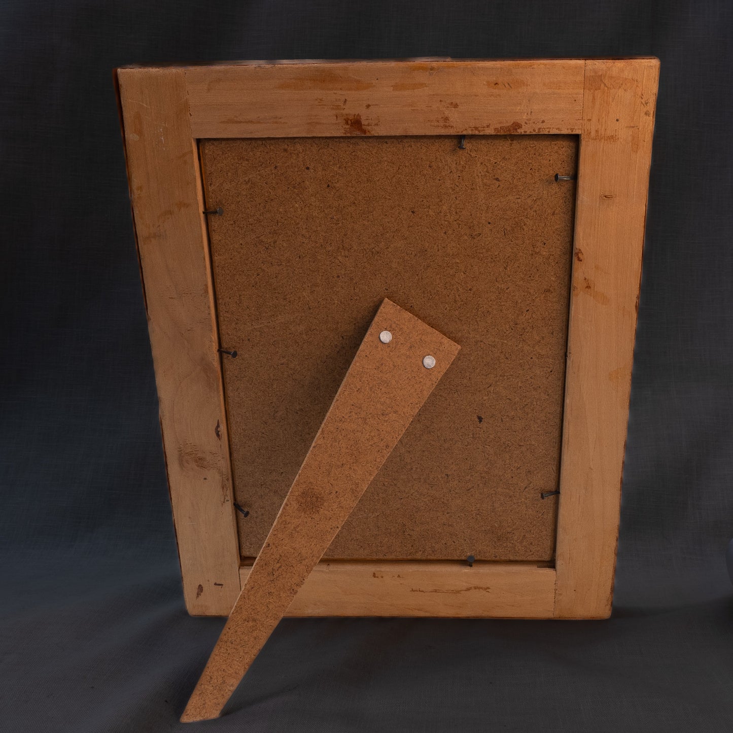 Hand-Hammered Persian Gilt Bronze Plaque - Framed