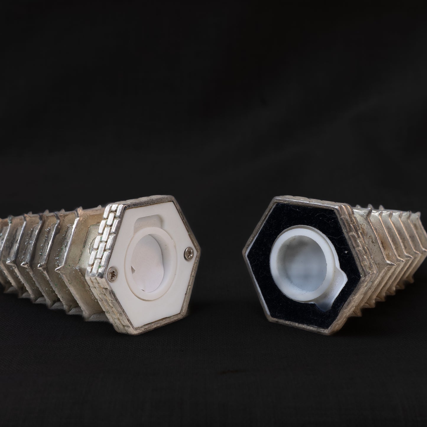 Mid-Century Chinese Pagoda-Form Salt and Pepper Shakers