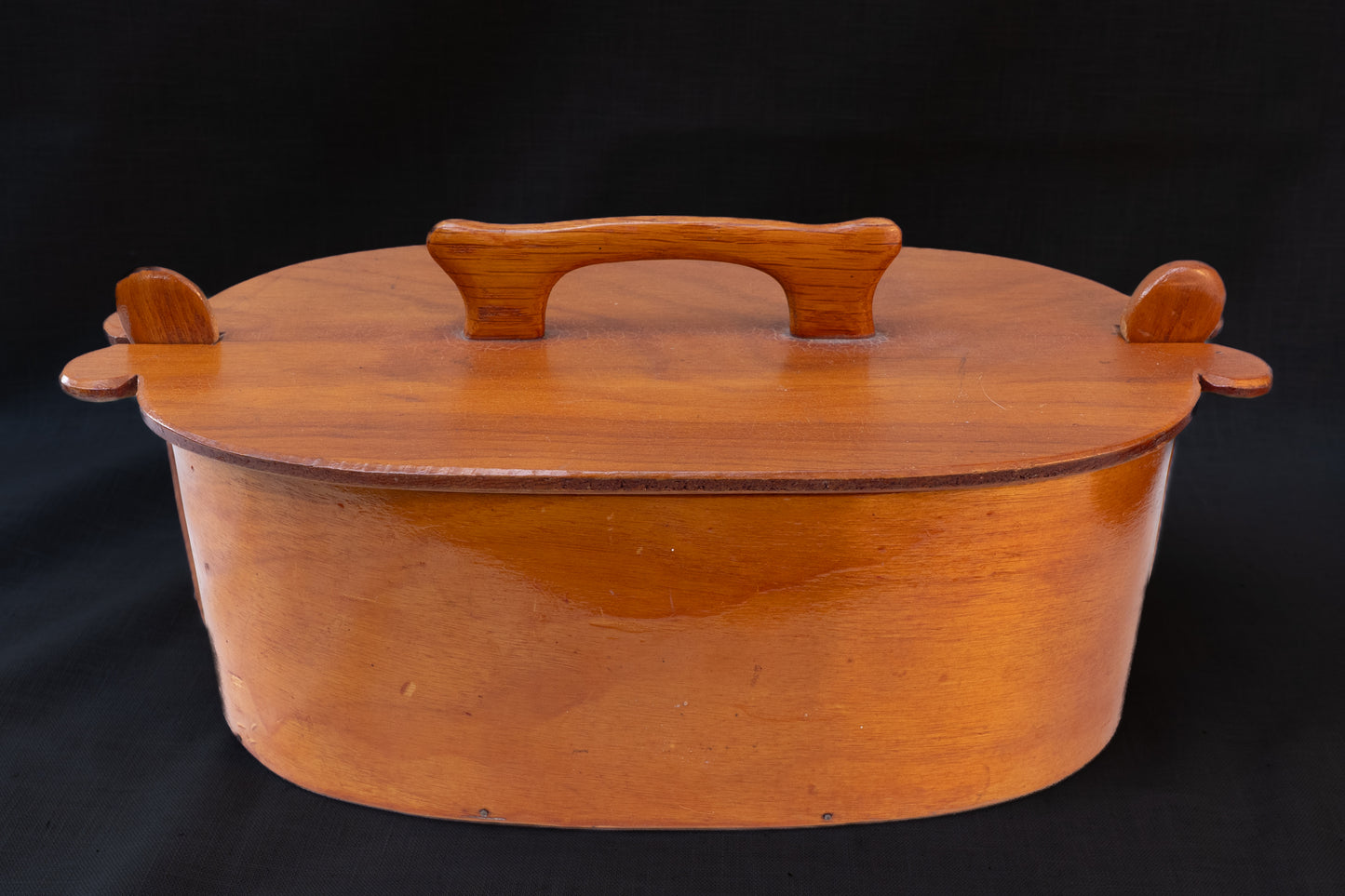 Early 20th-Century Swedish Bentwood Lunch Carrier