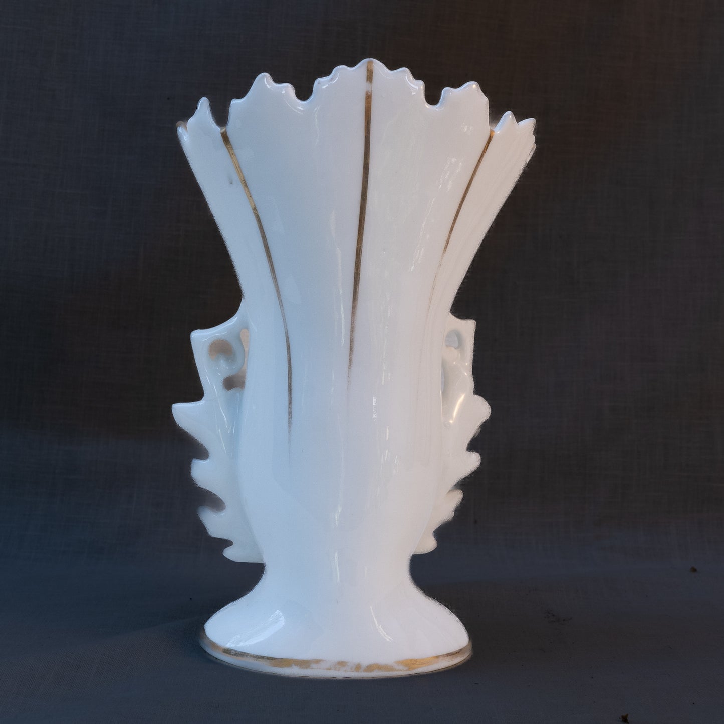 French Floral Porcelain Vase