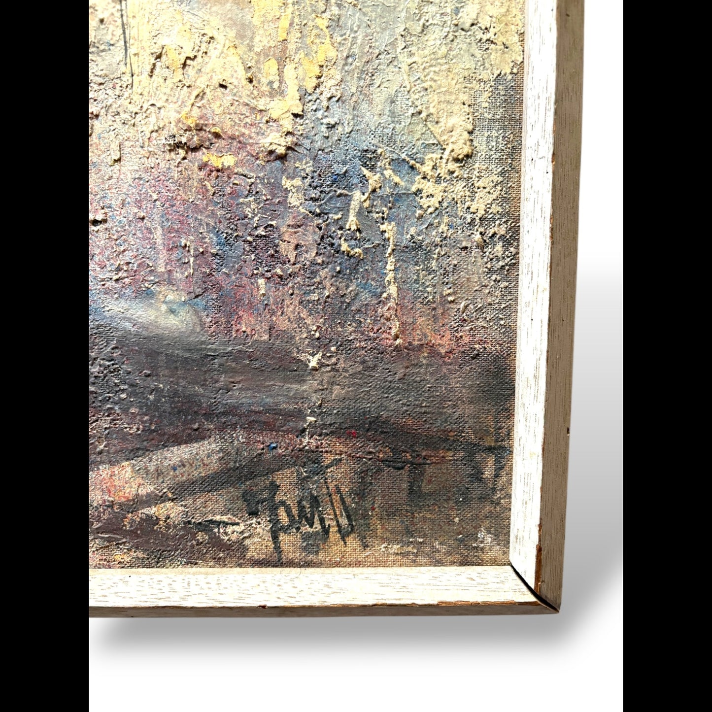 Midcentury Italian Oil Painting - "La Vecchia Filanda"