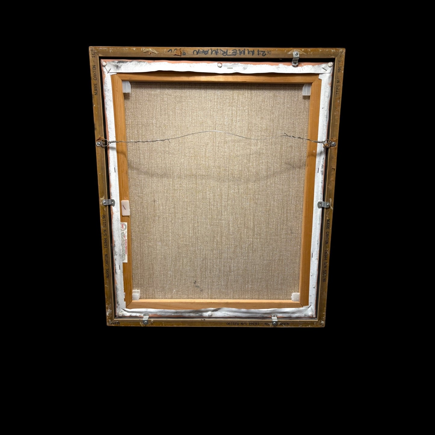 Midcentury Abstract Geometric Painting by Shelby