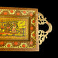 Midcentury Indian Wedding Scene Champagne Tray