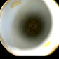 Art Deco Iris Flower Vase with Hand-Painted Botanical Detail