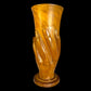 Midcentury Pacific Hardwood Carved Vase