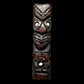 Early 20th Century Hand-Carved Hardwood Tiki Totem