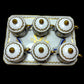 Giraud Limoges Gold Pot de Creme Set - 6 Cups & Tray