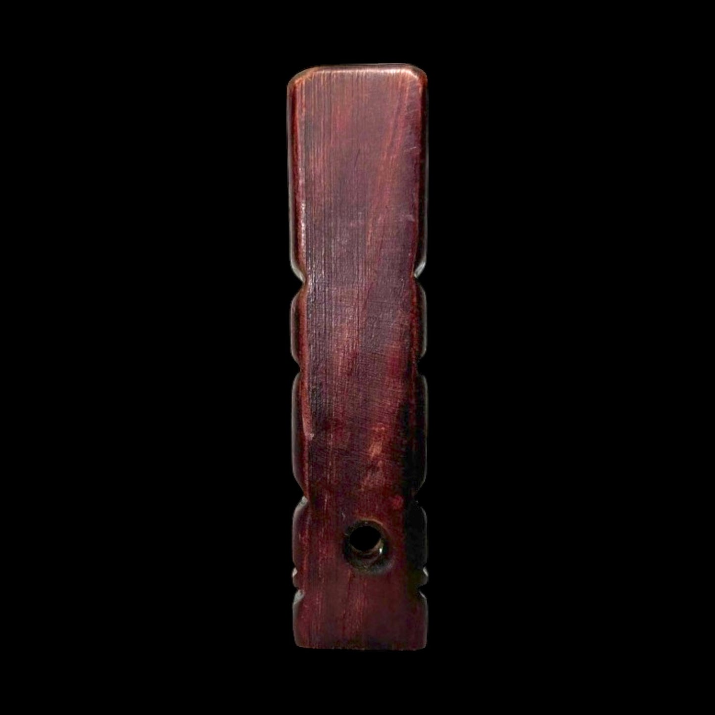 Early 20th Century Hand-Carved Hardwood Tiki Totem