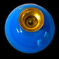 Vintage Italian Opaline Ring Dish with Gilt Bronze Finial