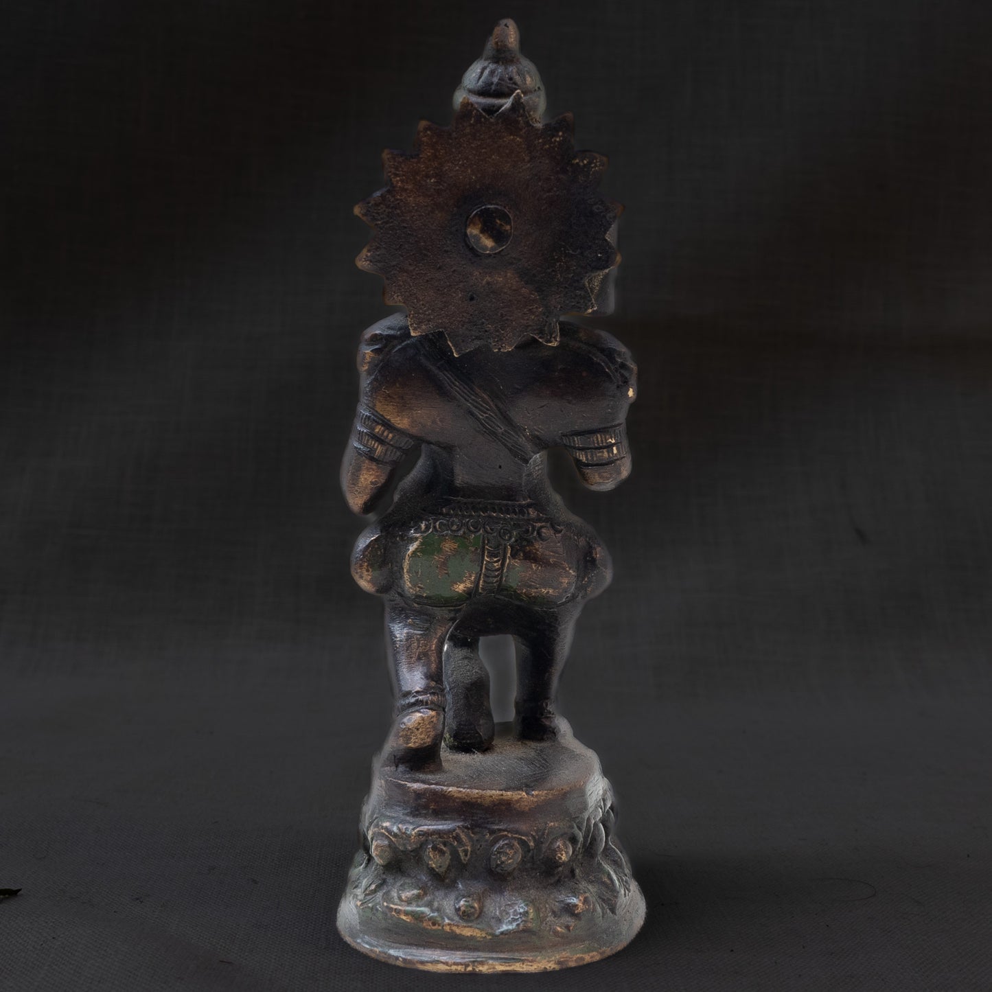 Bronze Standing Ganesha Statue - Hindu Deity