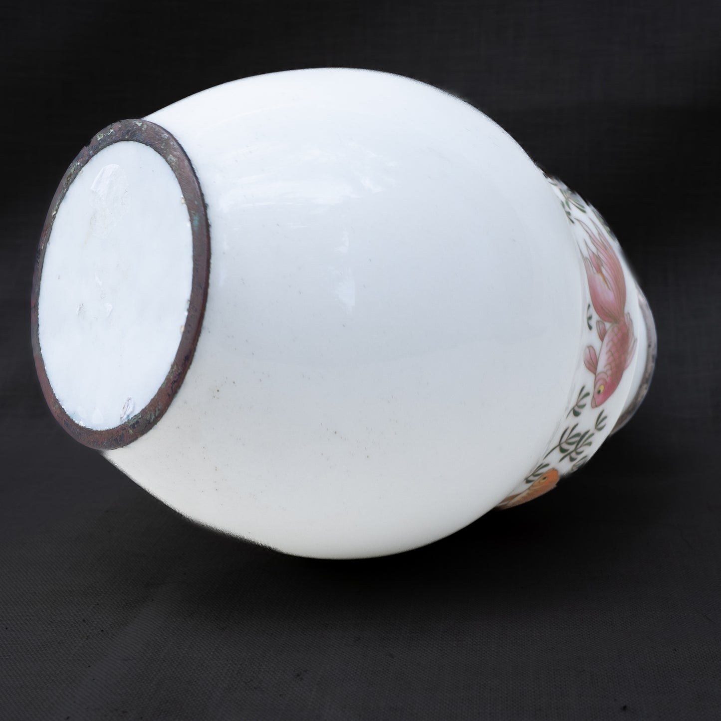 Meiji-Era Japanese Cloisonné Vase in the Style of Ando Jubei