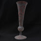 19th c Kashmiri Vase with Red and Black Lacquer Inlay