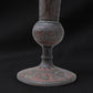 19th c Kashmiri Vase with Red and Black Lacquer Inlay