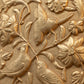 Hand-Hammered Persian Gilt Bronze Plaque - Framed