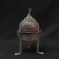 Cairoware Mosque-Form Incense Burner with Crescent Finial