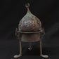 Cairoware Mosque-Form Incense Burner with Crescent Finial