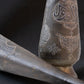 Pair of Egyptian Cairoware Vases with Silver and Copper Inlay