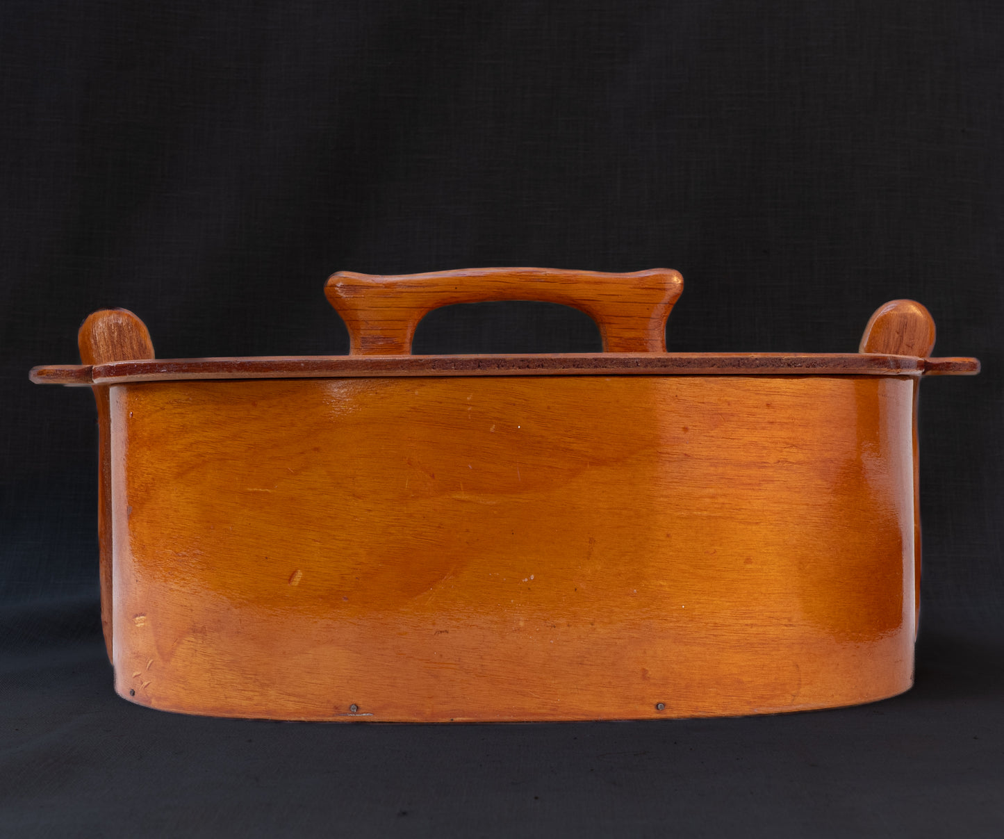 Early 20th-Century Swedish Bentwood Lunch Carrier