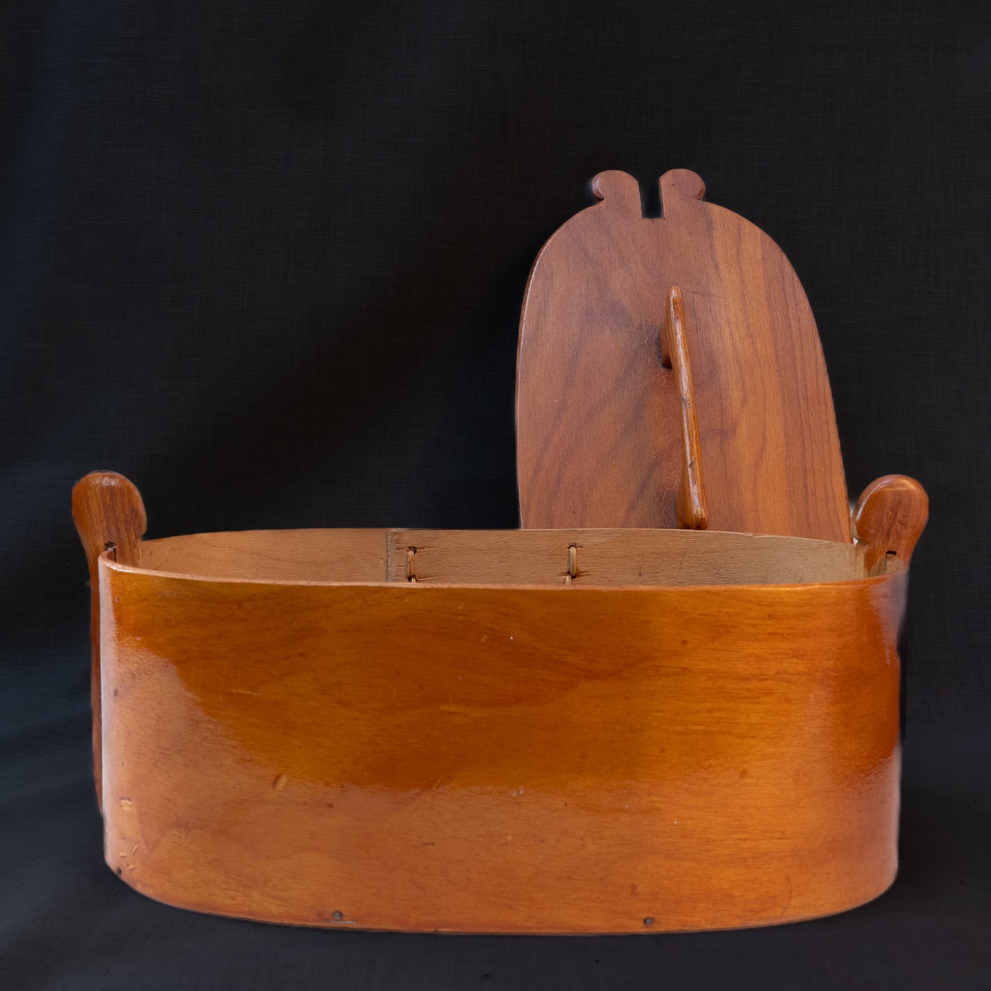 Early 20th-Century Swedish Bentwood Lunch Carrier