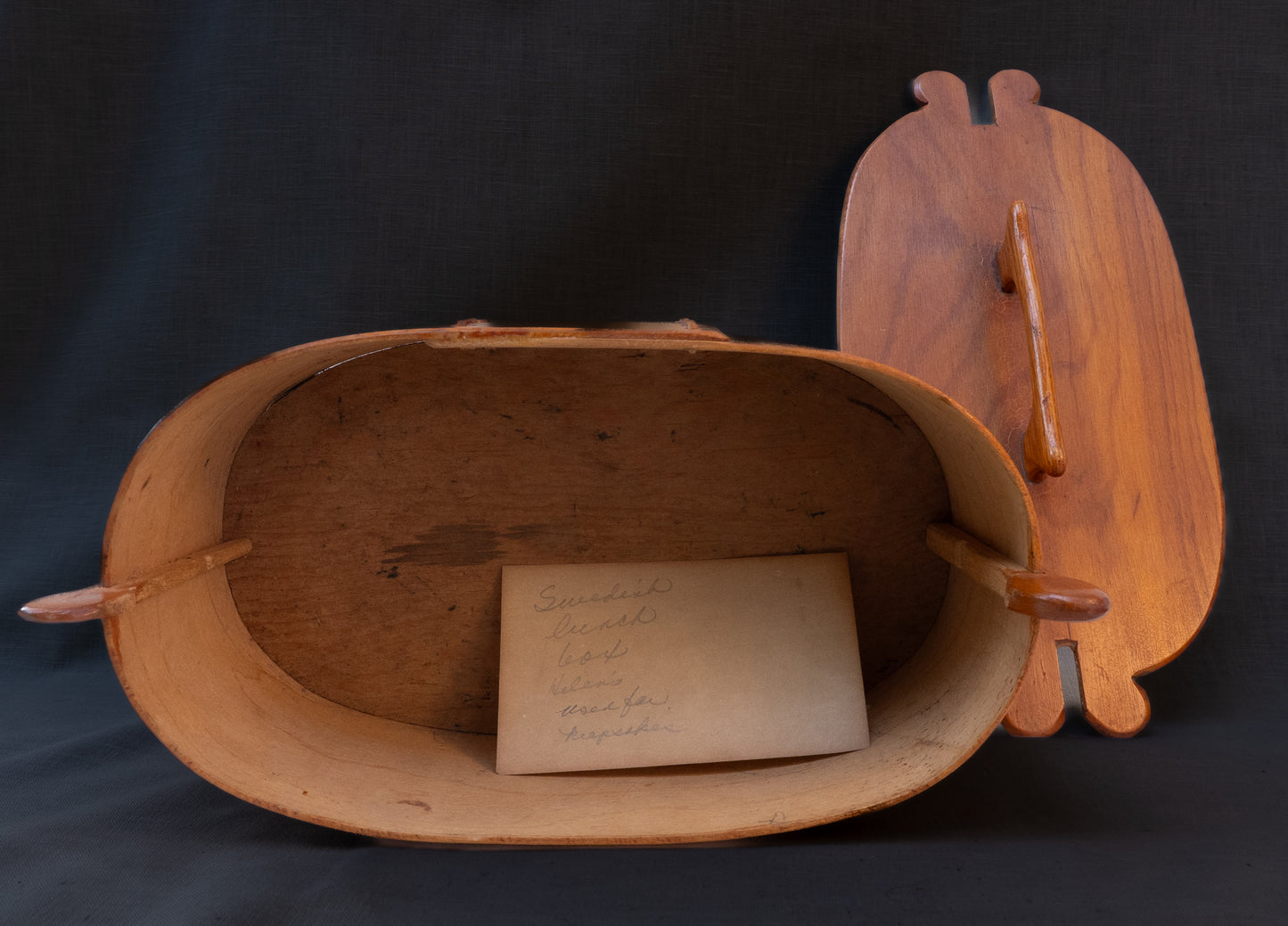 Early 20th-Century Swedish Bentwood Lunch Carrier