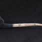 Antique Tibetan Ritual Pipe in Silvered Brass & Clay