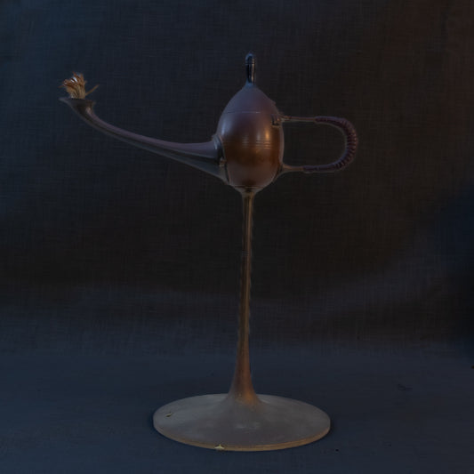 Art Nouveau Jan Eisenlöffel Designed For Wmf Cigar Oil Lamp