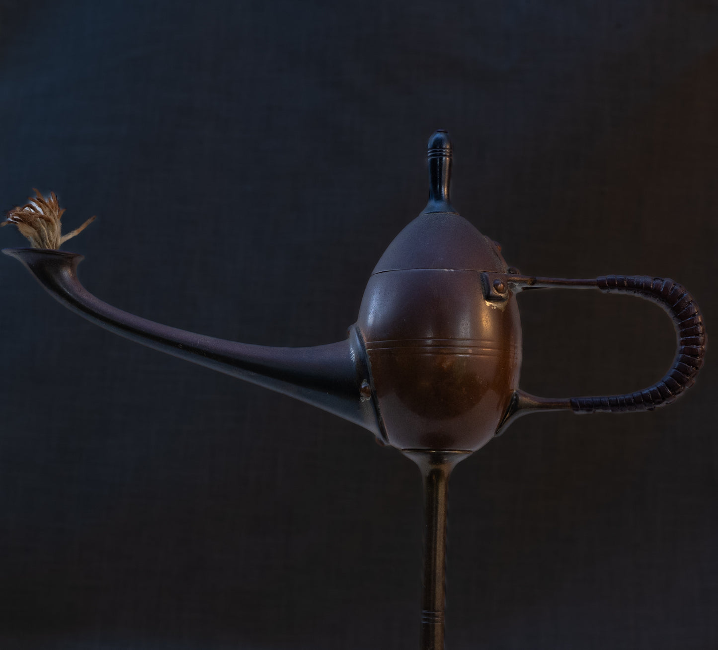Art Nouveau Jan Eisenlöffel Designed For Wmf Cigar Oil Lamp