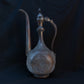 Ottoman Tinned Copper Ewer with Repoussé Medallion