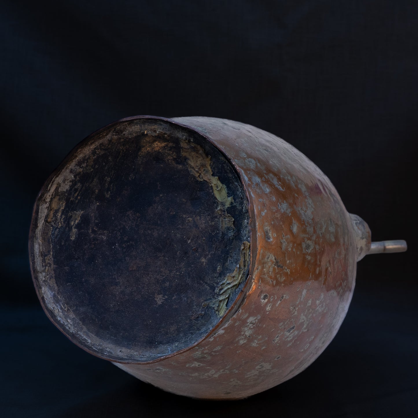 Ottoman Copper Pitcher Ewer with Domed Lid