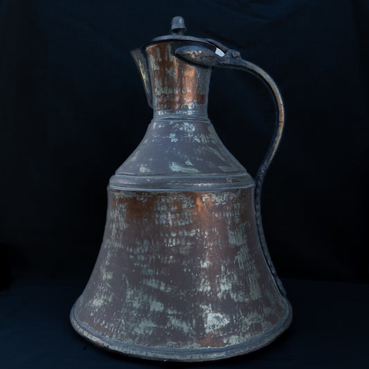 Ottoman Copper Water Jug with Bell-Shaped Base