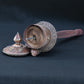 Tibetan Copper and Brass Prayer Wheel with Wood Handle