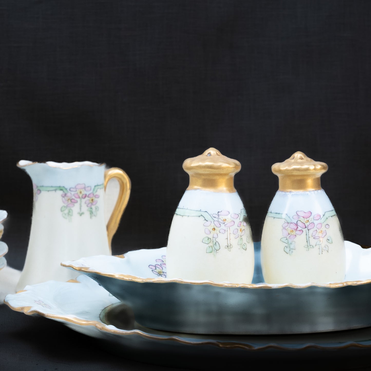 Early 20th-Century French Breakfast Porcelain Service
