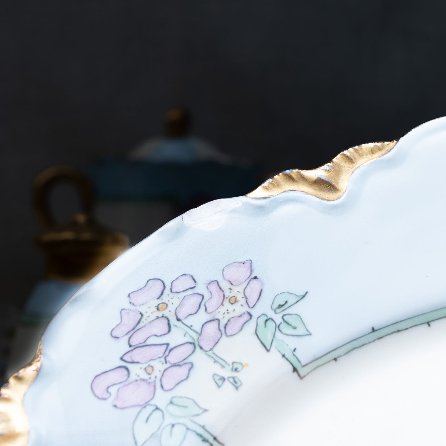 Early 20th-Century French Breakfast Porcelain Service