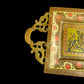 Midcentury Indian Wedding Scene Champagne Tray
