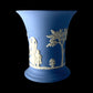 Vintage Wedgwood Blue Jasperware Posy Pot