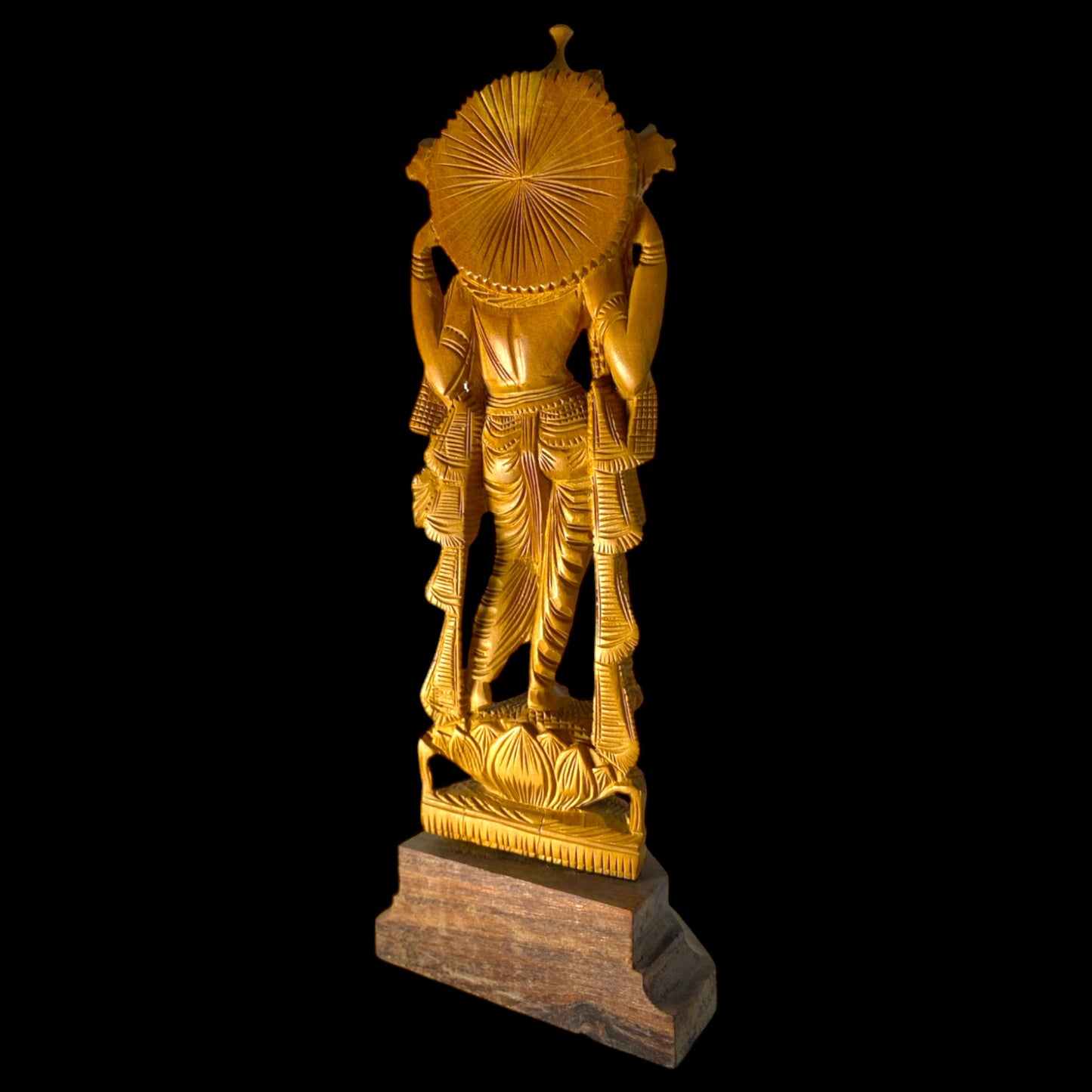 Antique Hand-Carved Hindu Lord Ram Statue