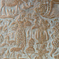 Qajar Rectangular Copper Tray - Busts & Travel Scene