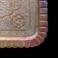 Qajar Rectangular Copper Tray - Busts & Travel Scene