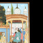 Framed Mughal Miniature Painting - Court Scene