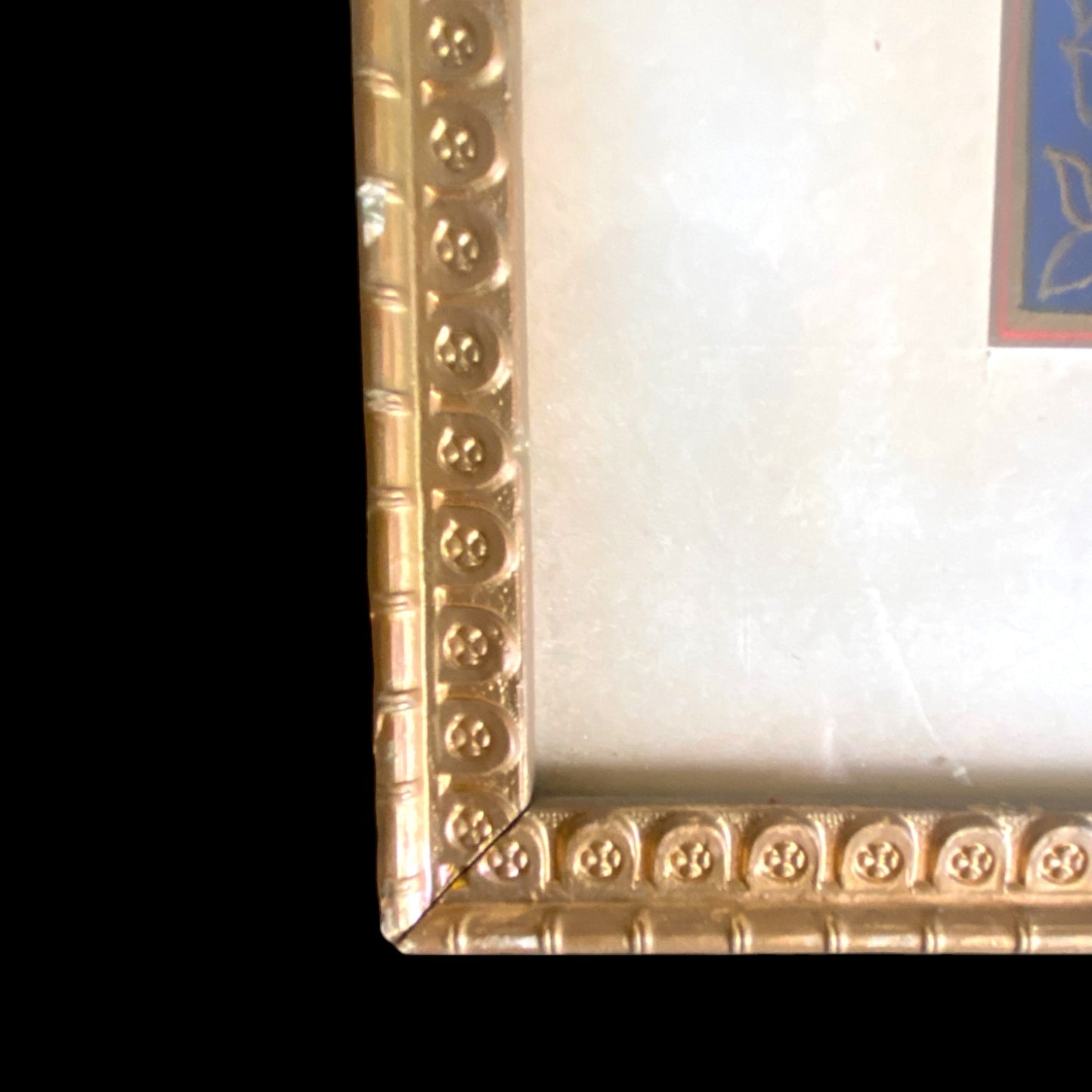 Framed Mughal Miniature Painting - Court Scene