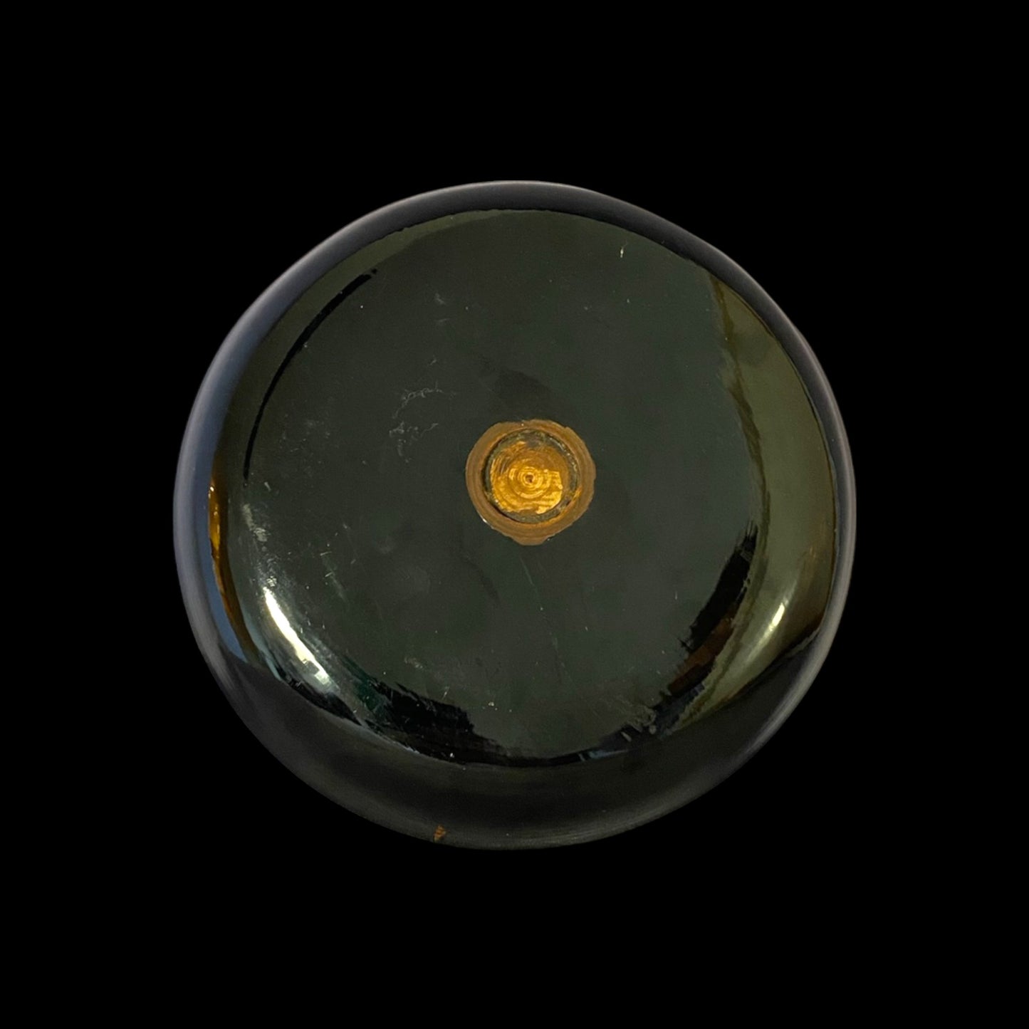 1960s Japanese Lacquer Plate - Fan Motif