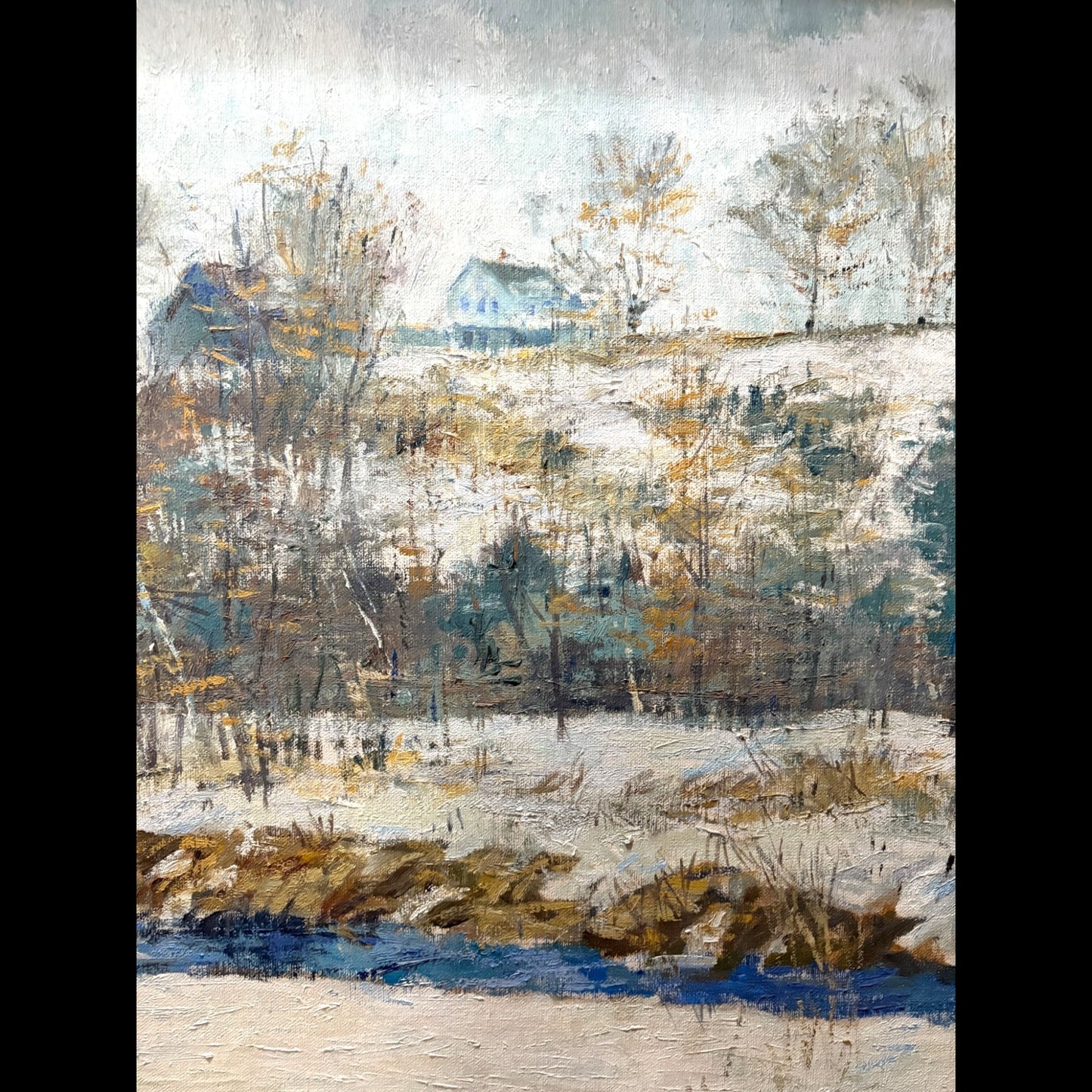 Jack Flynn Winter Landscape Oil Painting