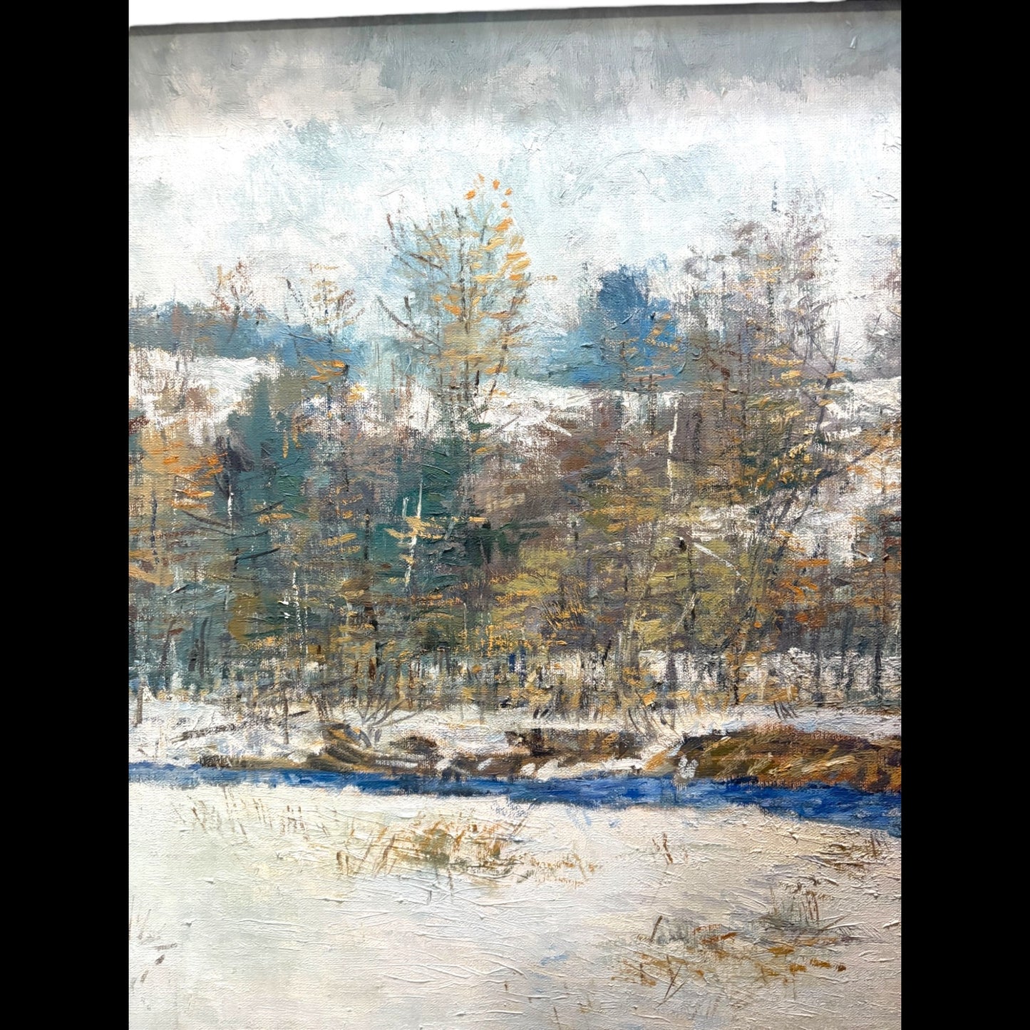 Jack Flynn Winter Landscape Oil Painting