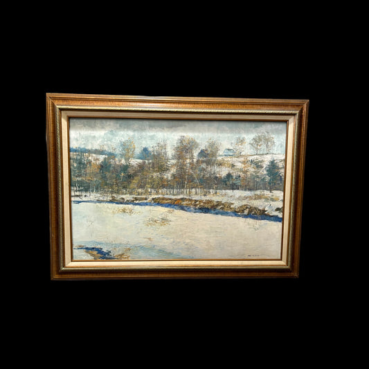 Jack Flynn Winter Landscape Oil Painting
