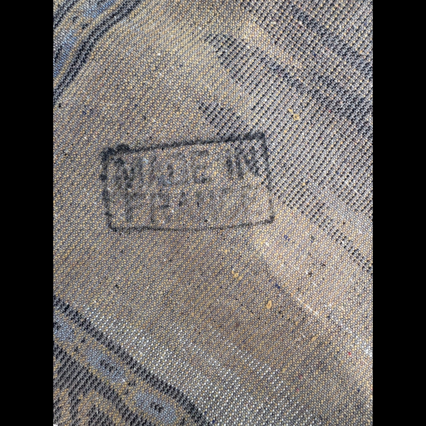 Midcentury French Market Scene Tapestry