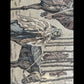 Midcentury Belgian Tapestry - Caravan Scene