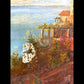 19th Century Mediterranean Coast Oil Painting