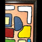 Midcentury Abstract Geometric Painting by Shelby